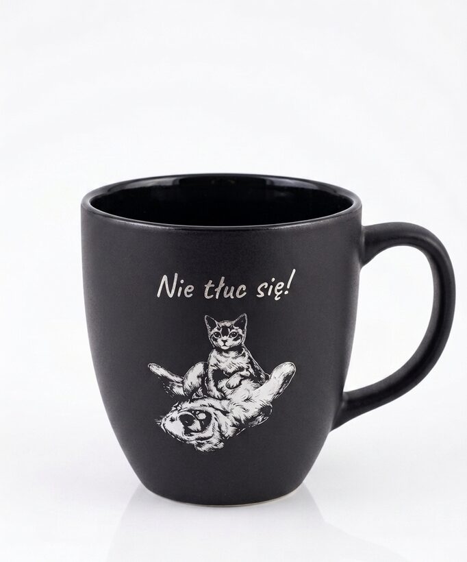 Kubek LALU - Nie tłuc się! (440 ml)
