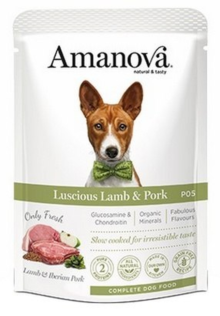 Karma mokra dla dorosłych psów - jagnięcina z wieprzowiną - 100 g