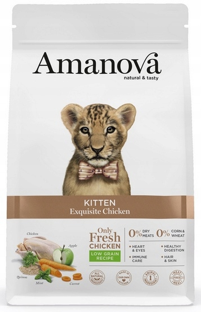 Karma sucha dla młodych kotów z kurczakiem - 1,5 kg