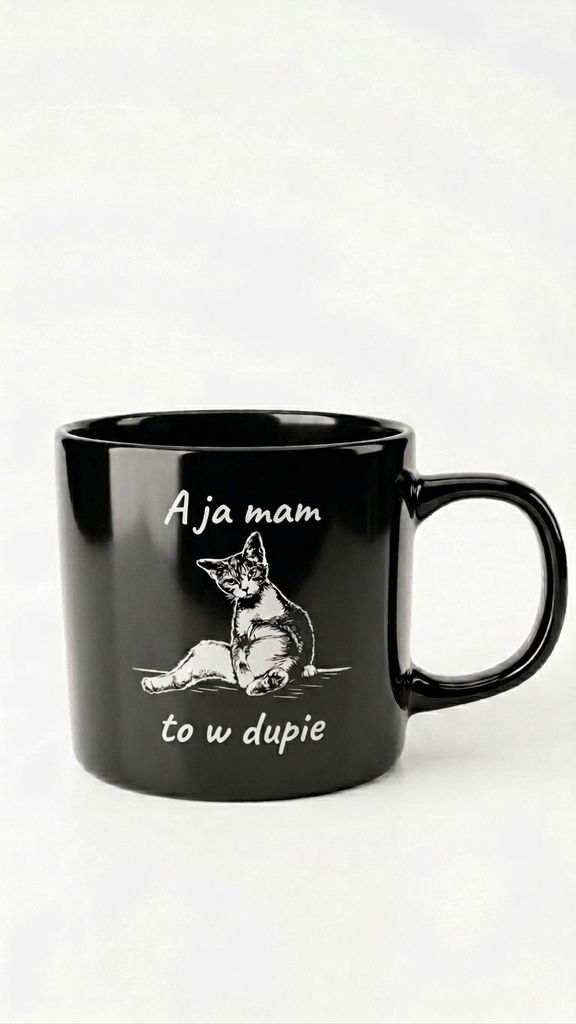 Kubek LALU - "A ja mam to w du**e" (300 ml)